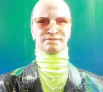 Han the Robot wearing Prada, Kay Kwok, Thomas Sabo, Palm Angels
